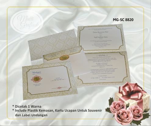 Undangan Template Eksklusif 18,5x24cm
